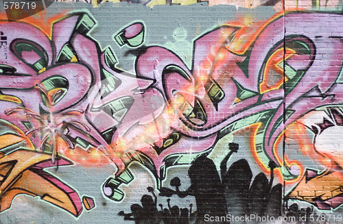 Image of Spraypainted Graffiti