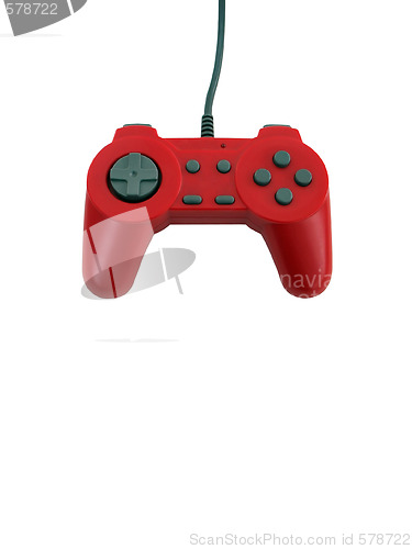 Image of game controller with clipping path 