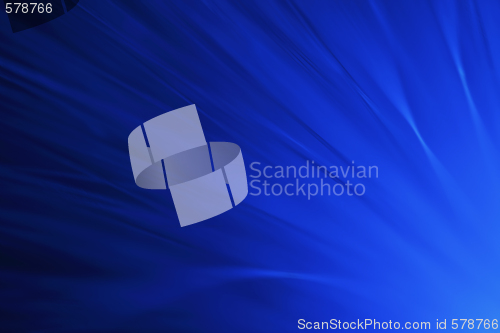 Image of Abstract blue  light source