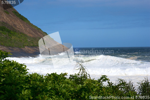 Image of Sand bank in Itacoatiara beach