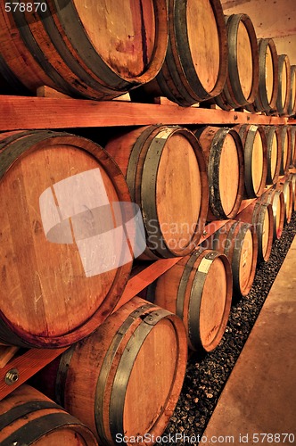 Image of Wine barrels