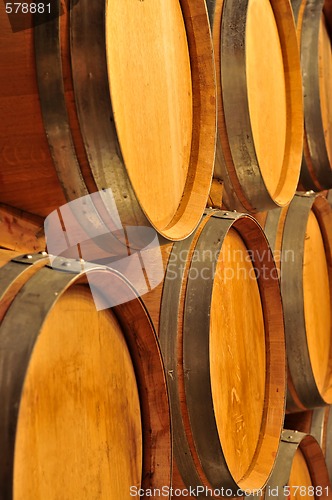 Image of Wine barrels