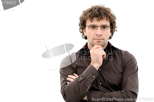 Image of Confident businessman , isolated