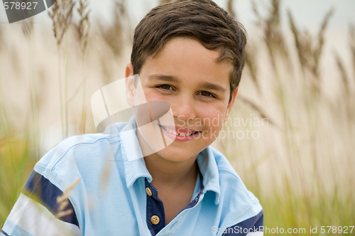 Image of Portrait of smiling kid