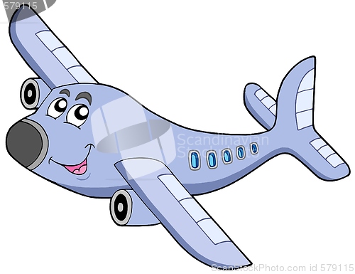 Image of Cartoon airplane