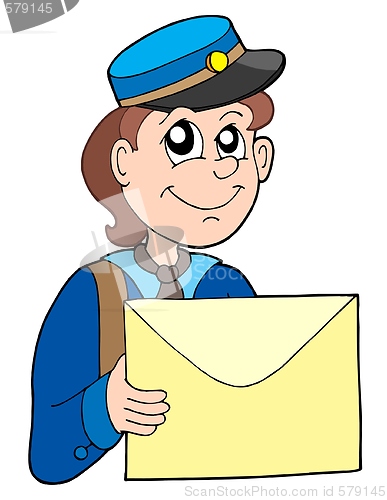 Image of Postman with letter