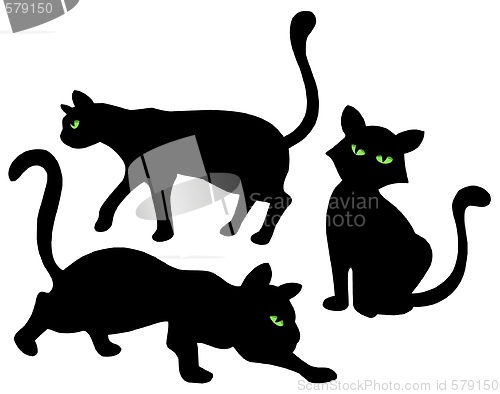 Image of Cats silhouettes