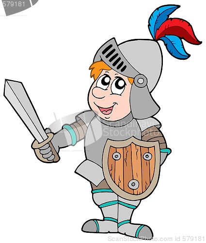 Image of Cartoon knight