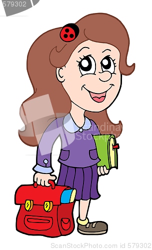 Image of Pupil with school bag