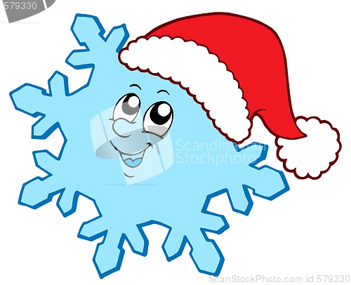 Image of Christmas snowflake
