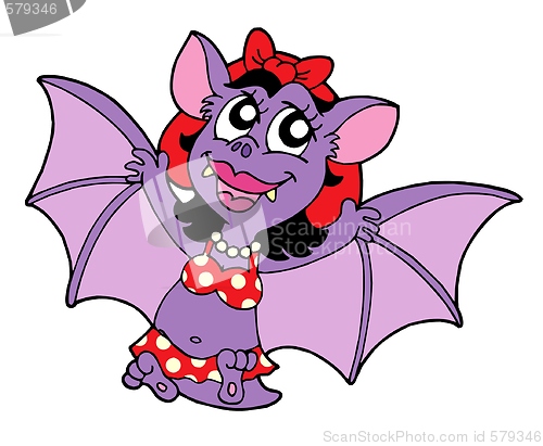 Image of Bat woman in fly