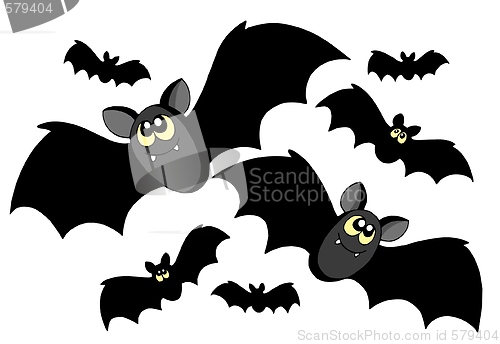 Image of Bats silhouettes