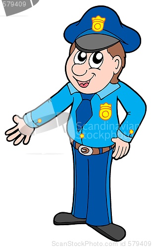 Image of Cute policeman