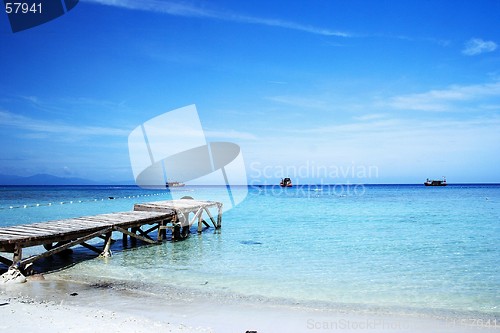 Image of Pier on Beach