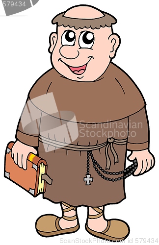 Image of Cartoon monk