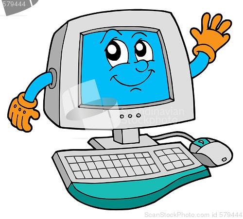 Image of Cute computer