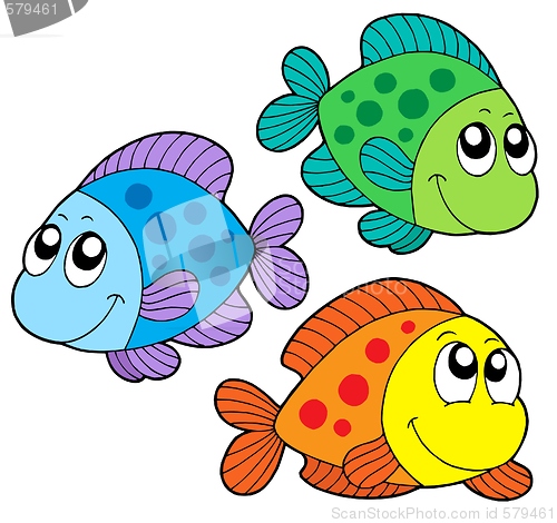 Image of Cute color fishes