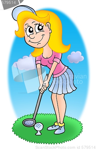 Image of Golf girl 2