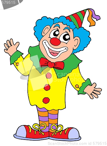 Image of Clown vector illustration