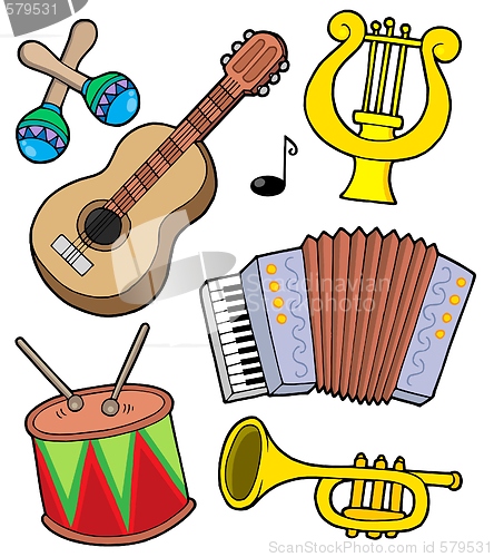 Image of Music instruments collection 1