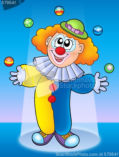 Image of Juggling clown