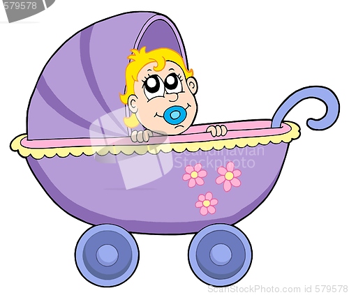 Image of Baby in buggy