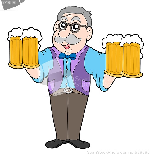 Image of Innkeeper with beers