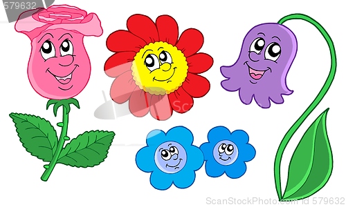 Image of Cute flowers collection