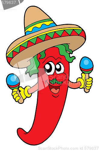 Image of Mexican chilli musician