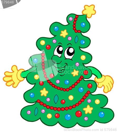Image of Happy Christmas tree