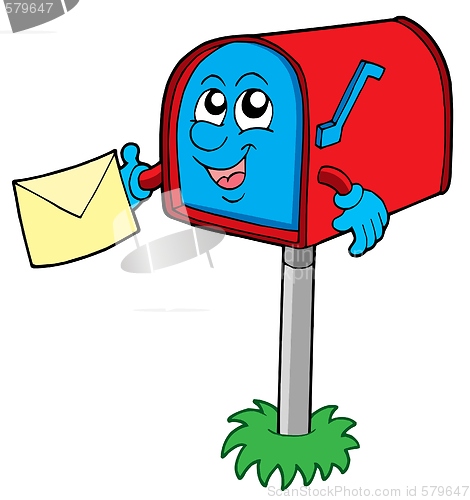 Image of Mail box with letter