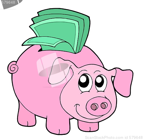 Image of Pig money box