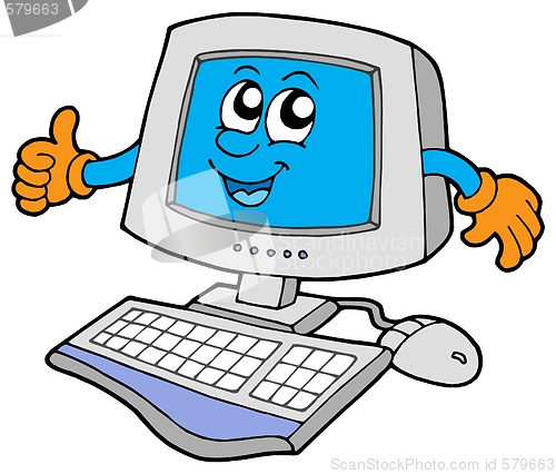 Image of Happy computer