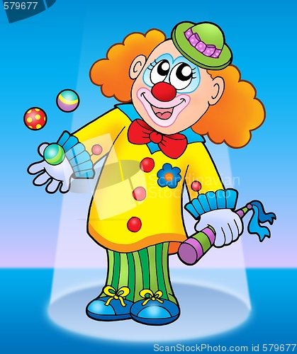 Image of Cute happy clown