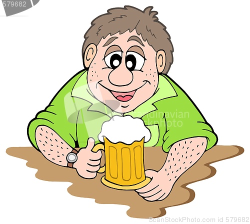 Image of Beer drinker