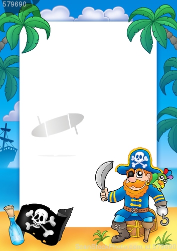 Image of Frame with pirate 1