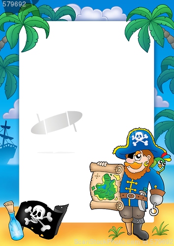 Image of Frame with pirate 2