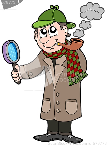 Image of Cartoon detective