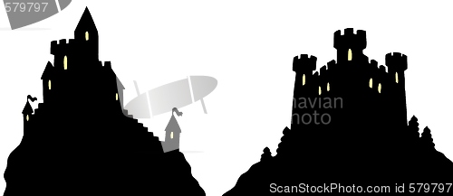 Image of Castles silhouettes