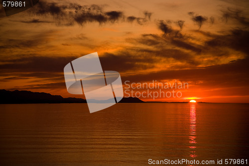 Image of Strait of Juan de Fuca Sunset