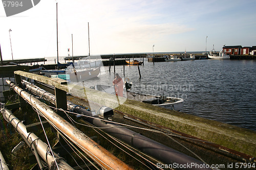 Image of boat  pole