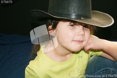 Image of Cute little cowgirl