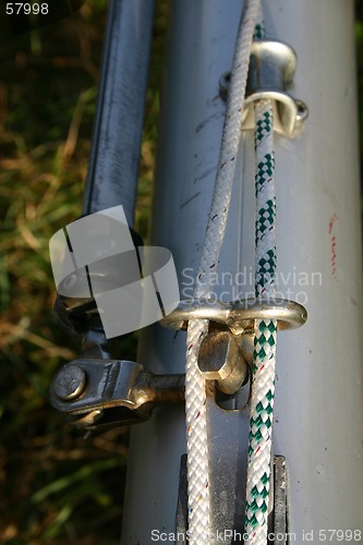 Image of some  of a boat pole