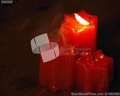 Image of blowing  candles