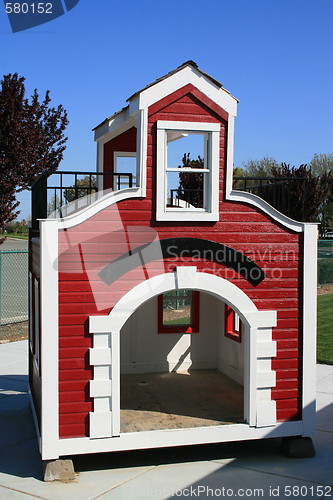 Image of Playhouse On A Playground