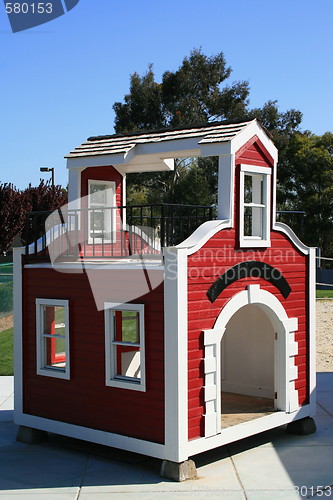 Image of Playhouse On A Playground