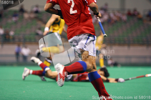 Image of Hockey Player In Action