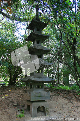 Image of Japanese Pagoda Statue