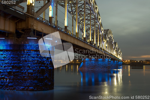 Image of Railway bridge over river