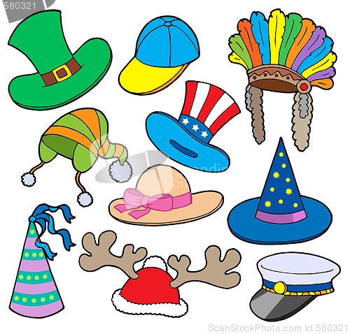 Image of Various hats collection 2